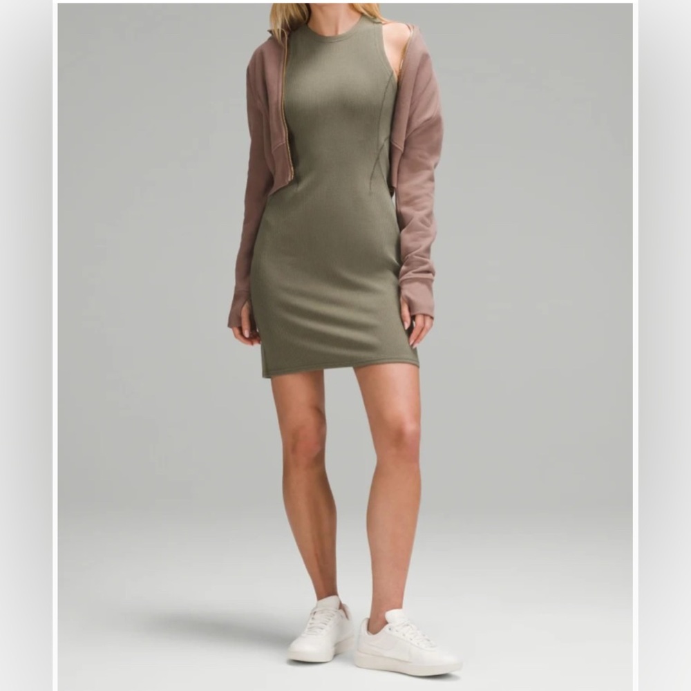 NWT Lululemon Athletica Softstreme Ribbed Dress
